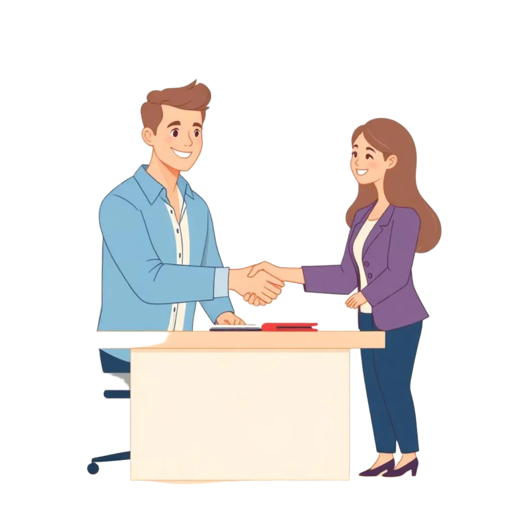 Pareja firmando el crédito hipotecario con ejecutiva bancaria